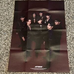 Official Ateez Golden Hour pt.3 In Your Fantasy Edition folded poster - Vertical